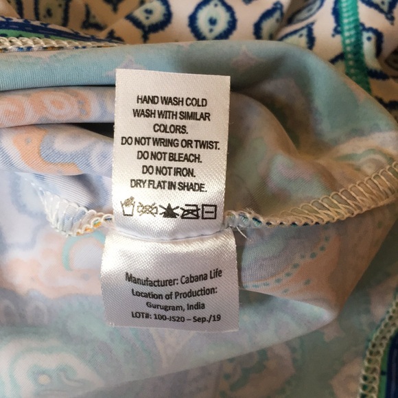 CABANA LIFE | Jewel Scarf 2-Piece Girls Rashguard Swimsuit - Picture 15 of 16